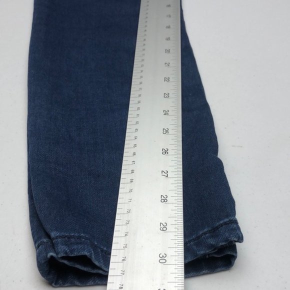 LIKE NEW SEVEN7 SKINNY JEANS 8/28x30 EMBROIDERED BACK POCKETS 😎 - Picture 10 of 16